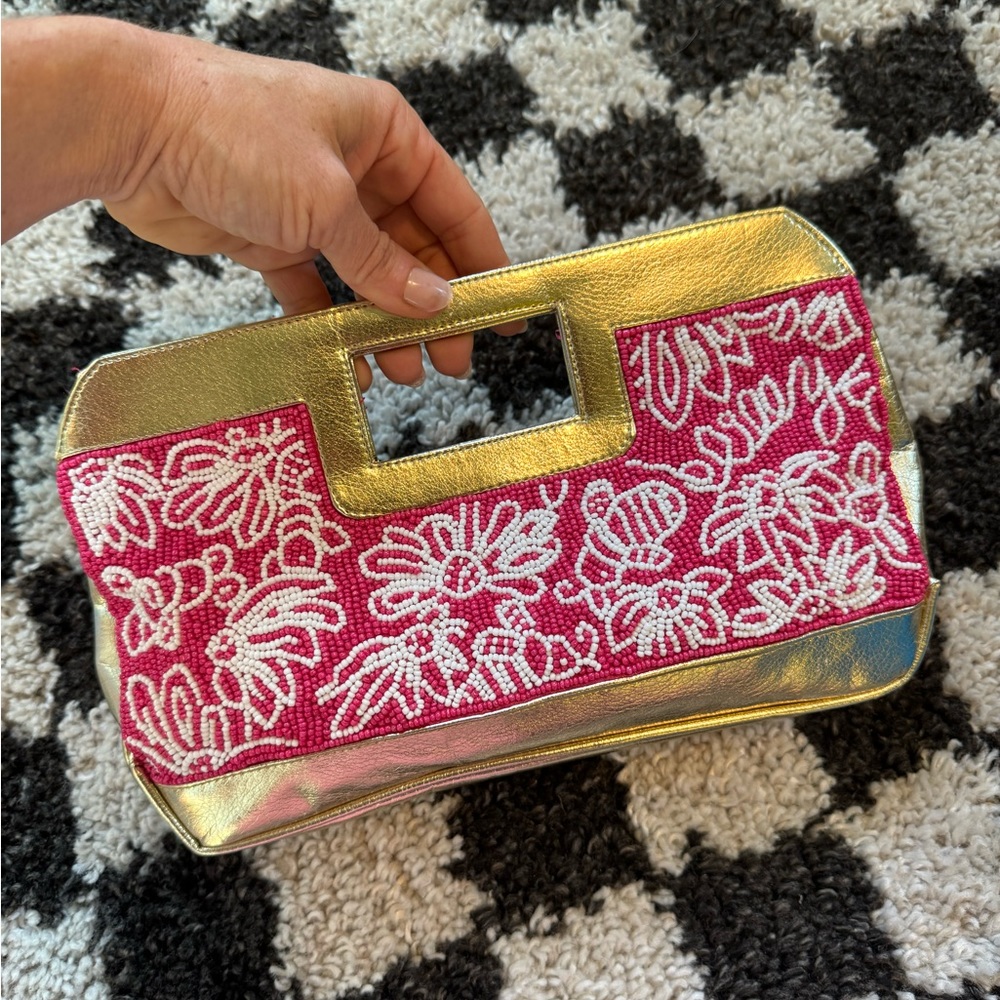 Lilly Pulitzer Beaded Clutch